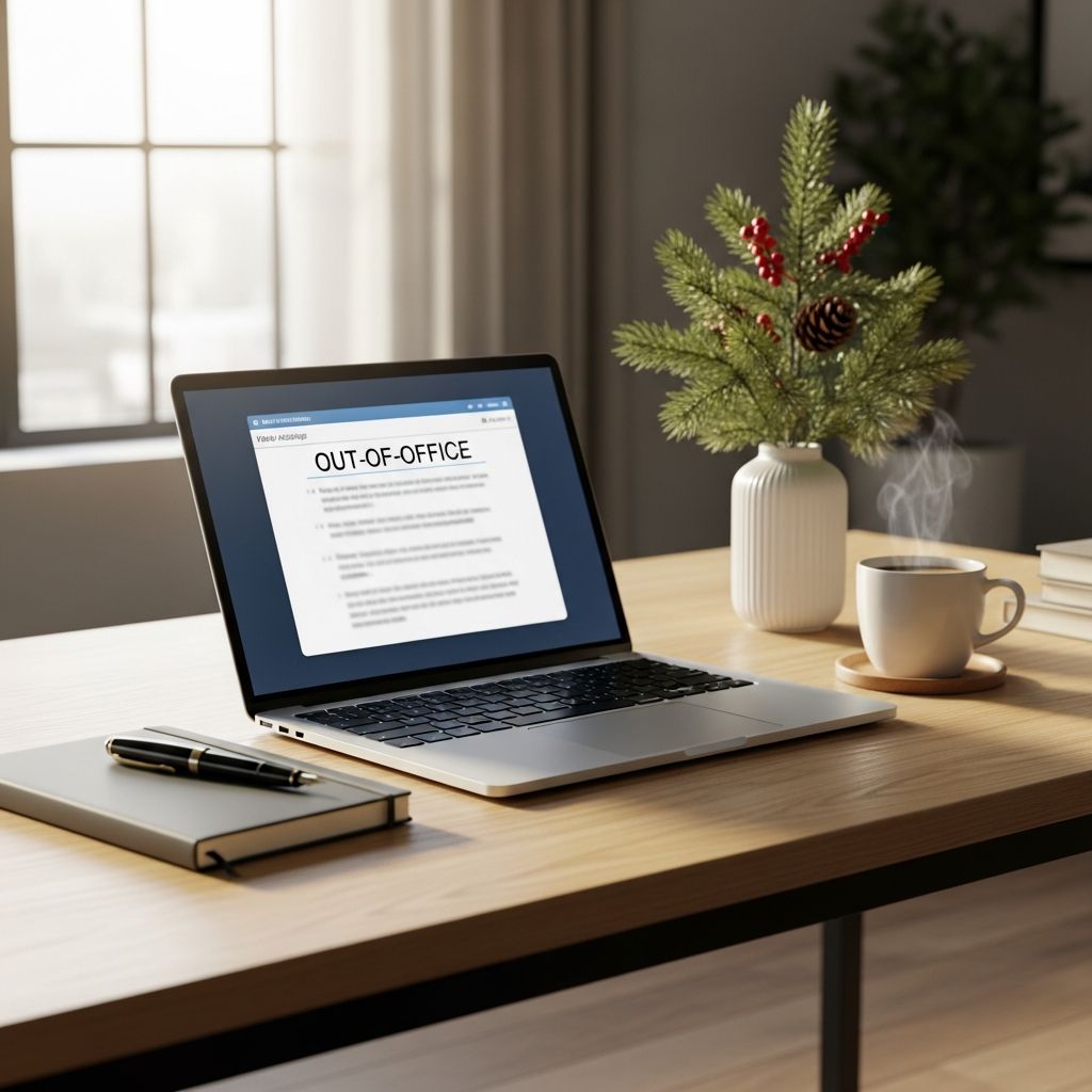 Craft clear, friendly holiday out-of-office replies that protect your time, inform others, and keep work relationships strong.