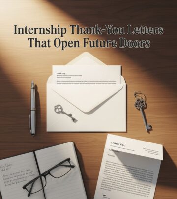 Learn how to write internship thank-you letters that show real appreciation, showcase your growth, and keep the door open for future jobs.
