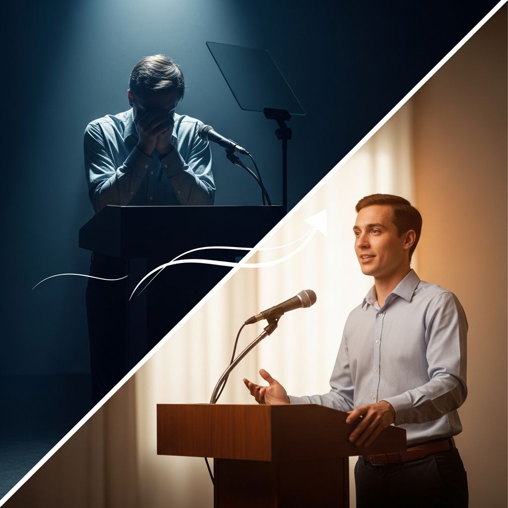 Learn how to transform public speaking terror into calm confidence with science-backed strategies and everyday practice.