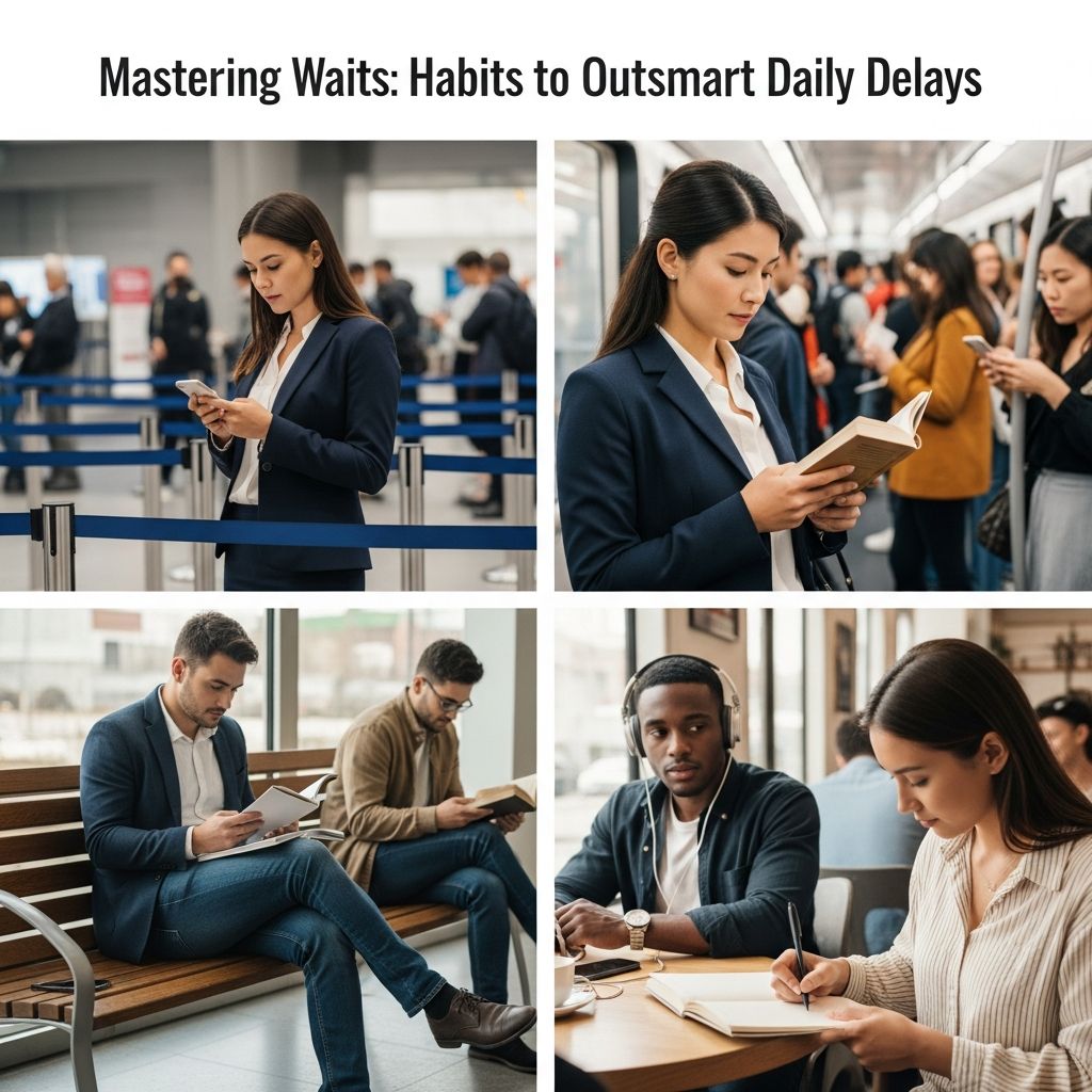 Mastering Waits: Habits to Outsmart Daily Delays Unlock three transformative habits to conquer queues, boost efficiency, and reclaim your time from life's endless waiting games.