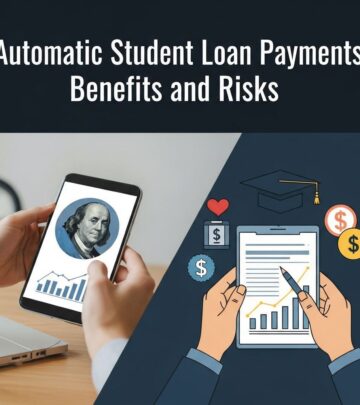 Explore the advantages and disadvantages of setting up automatic payments for your student loans.