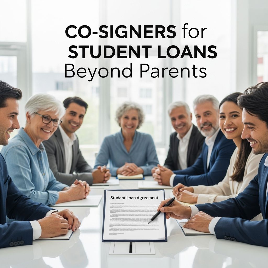 Co-Signers for Student Loans Beyond Parents Discover reliable alternatives to parents for co-signing student loans and secure your education funding effectively.