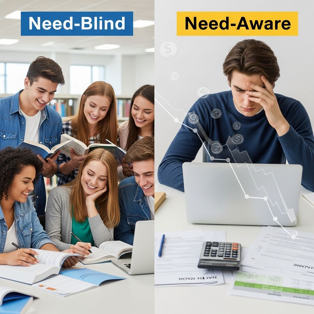 Need-Blind vs Need-Aware Admissions Explained Unlock the key differences between need-blind and need-aware policies to strategically navigate college applications and financial aid opportunities.
