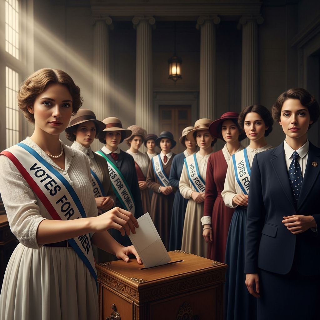 Discover the epic struggle for women's suffrage that led to the 19th Amendment, transforming American democracy forever.