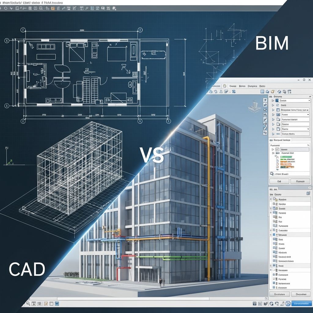 Unlock the differences between CAD and BIM: from basic drafting to intelligent lifecycle modeling for modern construction projects.