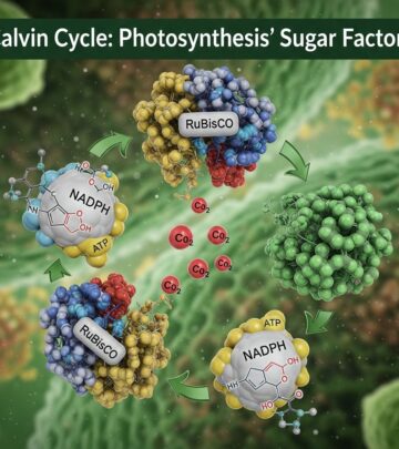 Unlock the secrets of the Calvin cycle, the light-independent powerhouse that transforms CO2 into life-sustaining sugars in plant cells.