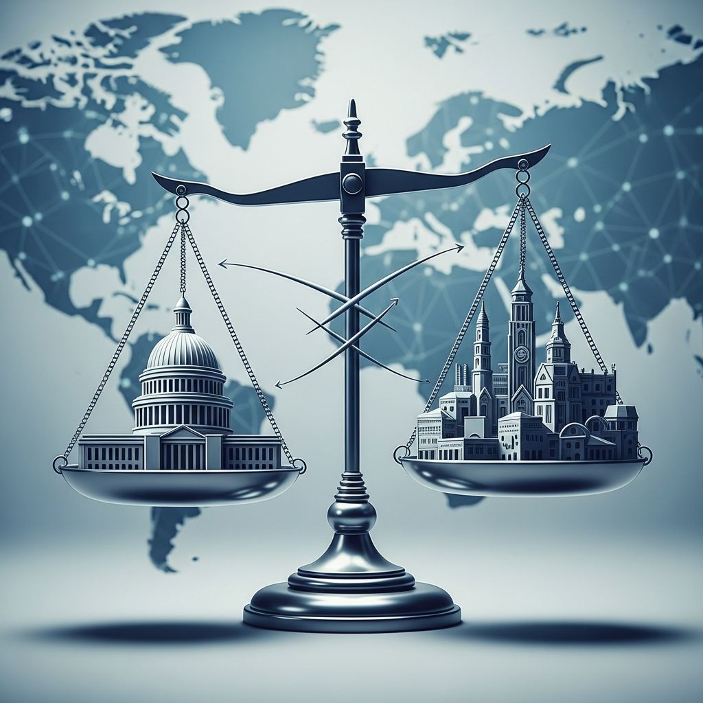 Explore how federalism distributes authority between central and regional governments.