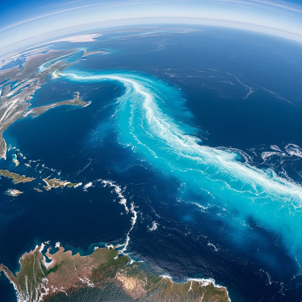 Discover the Gulf Stream's vital role in global climate, its powerful flow, and potential changes amid warming oceans.