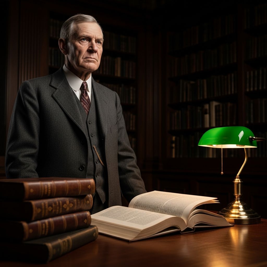 Exploring the misquoted industrialist and his complex relationship with the past.