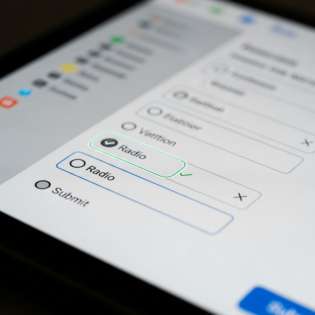 Mastering Radio Button Validation in Web Forms Comprehensive guide to implementing robust radio button validation using JavaScript, HTML5, and advanced frameworks for error-free forms.