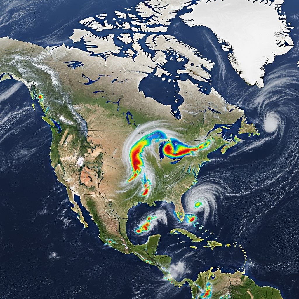 North American Air Masses: Types and Weather Effects Discover the four primary air masses shaping North America's climate, from icy polar blasts to humid tropical flows.