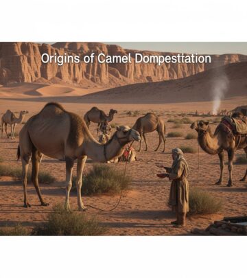 Unraveling the ancient history of camel domestication across Asia, Arabia, and beyond, from early evidence to global impact.