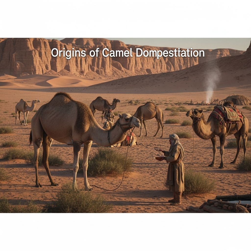 Origins of Camel Domestication Unraveling the ancient history of camel domestication across Asia, Arabia, and beyond, from early evidence to global impact.