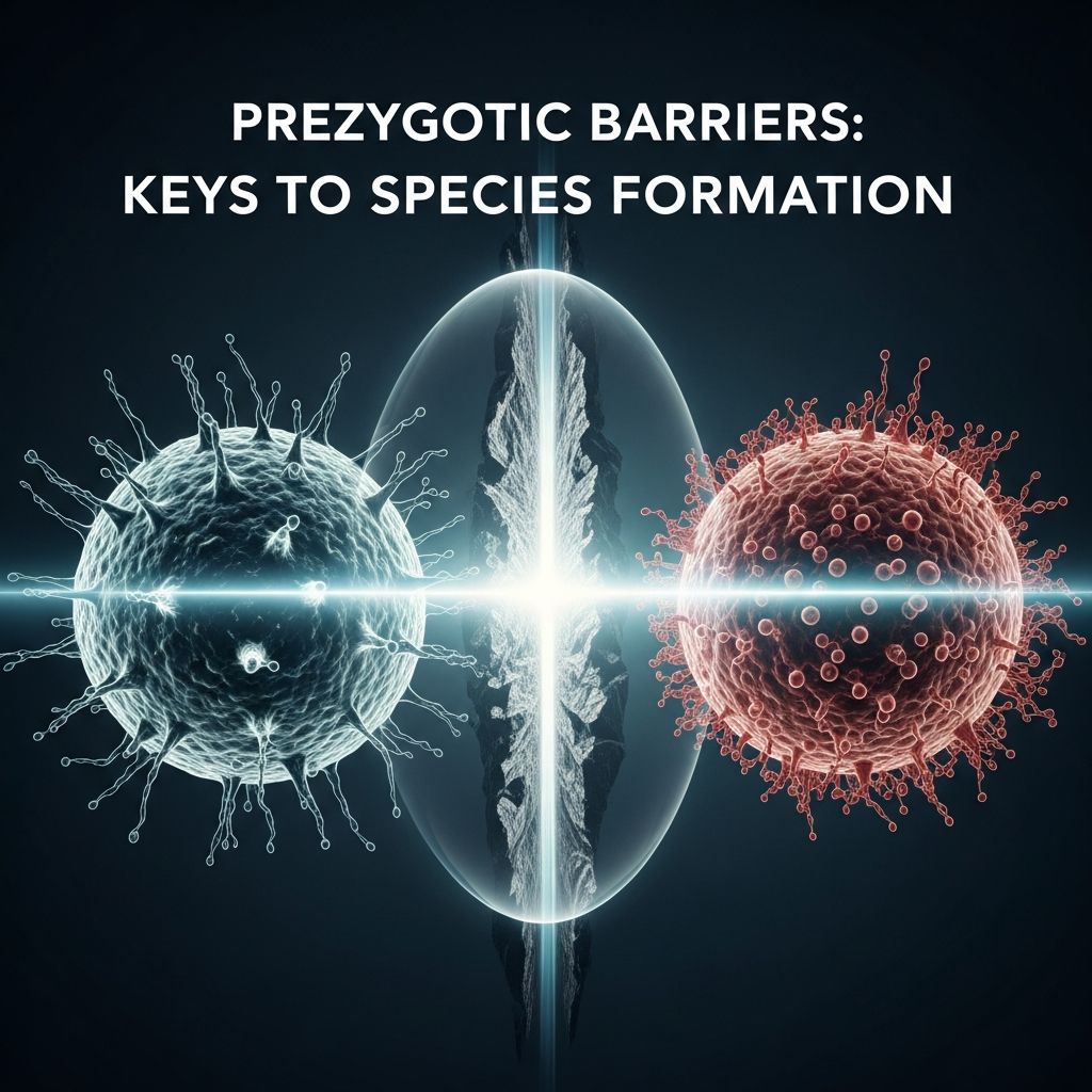 Discover how prezygotic isolation mechanisms prevent interbreeding and drive evolutionary divergence in nature.