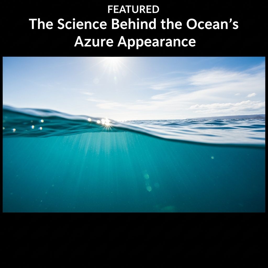 Discover the physics and biology that create the ocean's mesmerizing blue hue.