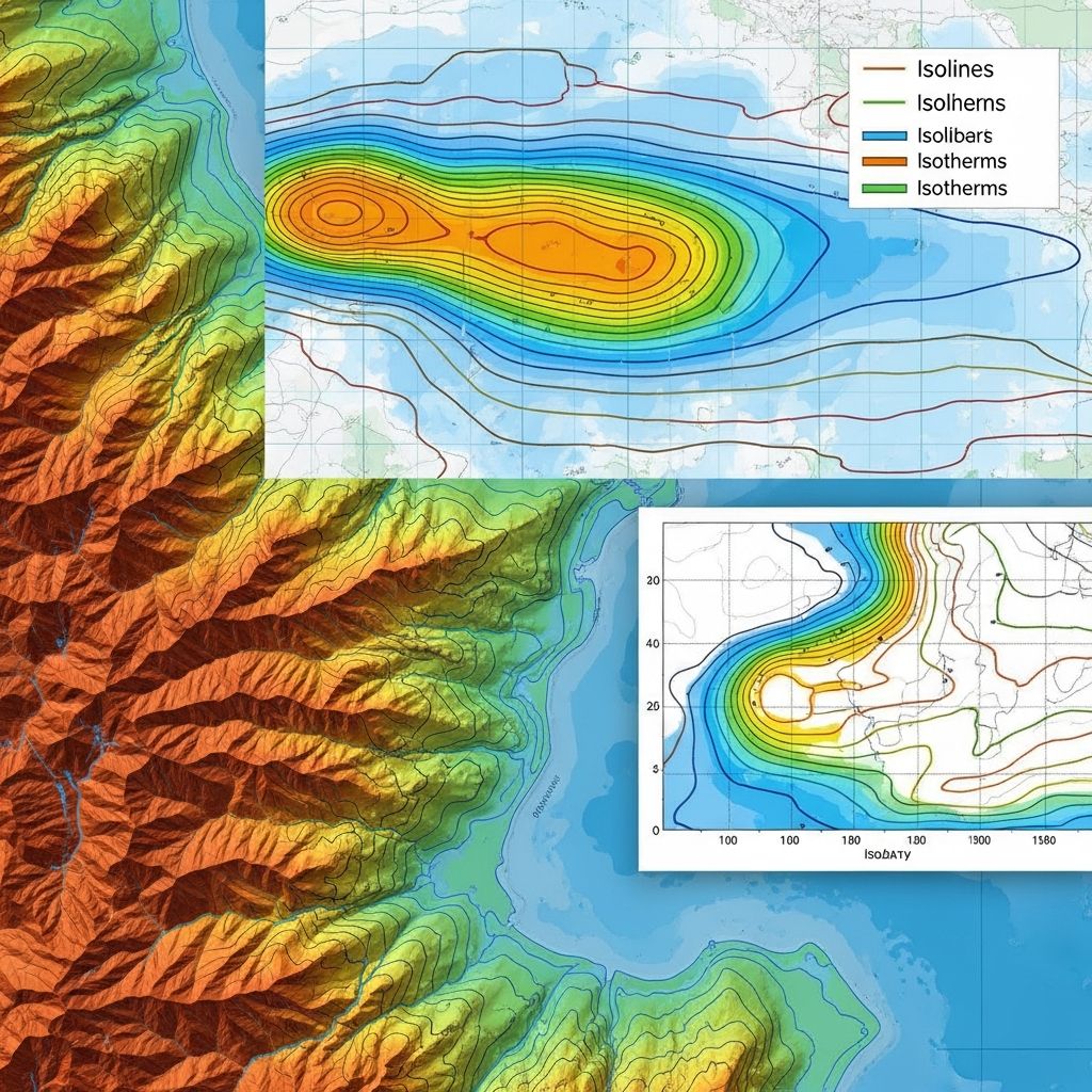 Master the visualization of spatial data through isolines and their applications in modern mapping.