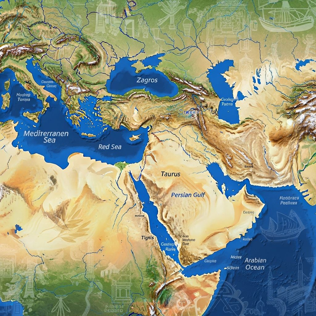 Explore the Middle East's diverse geography, rich history, cultures, and geopolitical significance in this comprehensive guide.