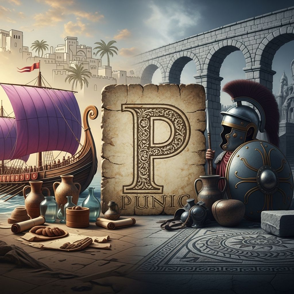 Discover the origins, evolution, and cultural significance of 'Punic' from ancient Carthage to its lasting impact on history and language.
